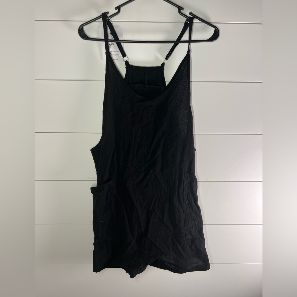 Black Short Jumpsuit
